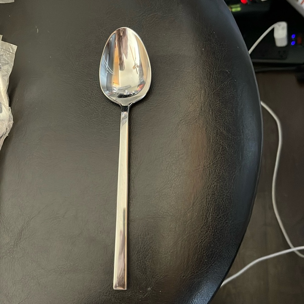 NWT Cambridge Chop Conversation Soup Spoon 7 3/4"